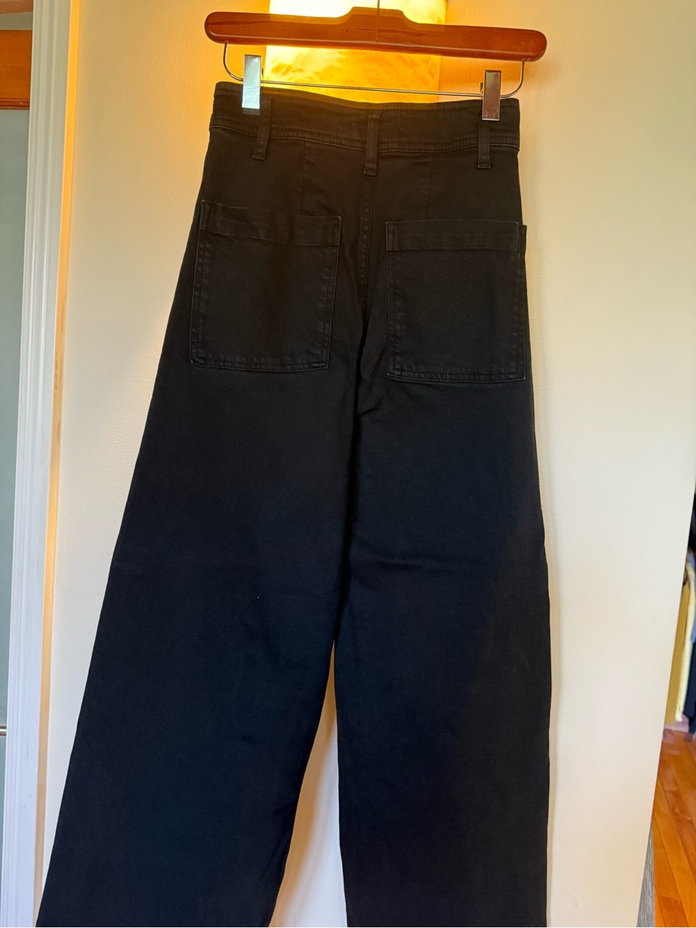 Zara Black The Marine Straight Jeans
